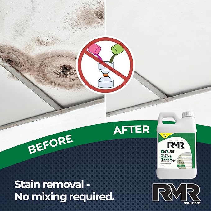 RMR-86 Instant Mold Stain and Mildew Stain Remover Spray - Scrub Free Formula, 2.5 Gallon (320 Fl Oz) - Image 5
