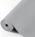 Hersvin Shelf Liners, 18in x 20ft Kitchen Drawer Mats, Non-Adhesive EVA Cupboard Protector, Cabinet Lining (Light Gray/Dot) by Hersvin