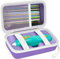 ANKHOH Organizer Case for 3Doodler Start+ Essentials 3D Pen for Kids, EVA Shell/Wrist Strap, Drop-Proof Water-Resistant, Stores for 3Doodler Pen Filament USB for Travel/Home/School (Box Only) Purple by Ankhohstoragehardcase