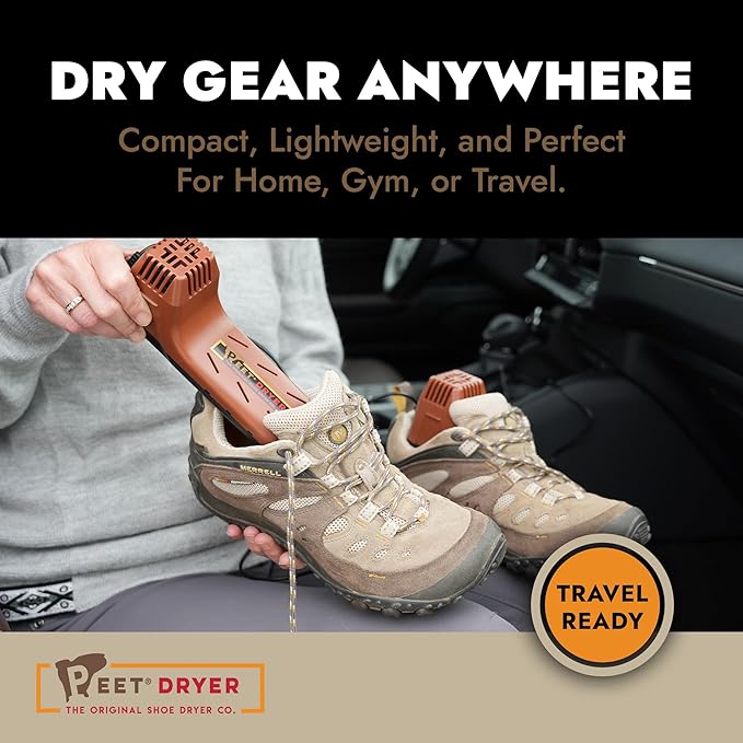 PEET, Power Plus Dryer, Lightweight & Portable Boot Dryer, Travel Shoe Dryer for Work Boots, Sneakers, Ski Boots, Cleats, Athletic Shoes - Image 5