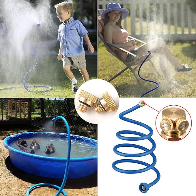 Brass Misting Nozzles for Outdoor Cooling System 22 pcs,0.012" Orifice (0.3 mm) 10/24 UNC by Aootech - Image 8