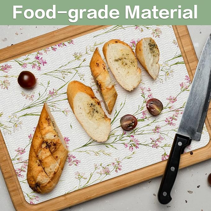 Shelf and Drawer Liner for Kitchen Cabinet,Non-Adhesive and Strong Grip Non-Slip Floral Drawer Liner Waterproof Shelf Liner Easy to Clean Cabinet Liners for Drawer,Cupboard,Shelves 12IN×16.4FT - Image 2
