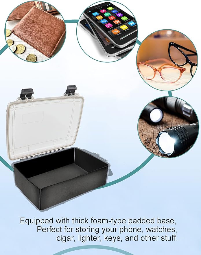 Avlcoaky Waterproof Box Dry Box Waterproof Containers Watertight Storage Box Dry Box Waterproof for Boat Kayak Dry Storage Box - Image 5