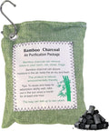 Bamboo Charcoal Air Purifying Bag, Activated Charcoal Odor Absorber Moisture Absorber Car Fresheners Odor Eliminator for Home Car Closet Refrigerator Shoe Smell Remover Gym Bag Deodorizer, Green by ABUIU