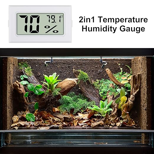 3Pcs Mini Digital Thermometer Hygrometer Electronic Temperature Humidity Gauge Meters Indoor LCD Display Fahrenheit for Greenhouse,Garden,Car Cellar and Office - Image 6