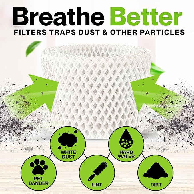 Durabasics 4 Pack of Premium Humidifier Filters Compatible with Honeywell Humidifier Filters HAC-504, HAC-504AW & Honeywell Filter A | Replacement for HCM 350 Filters & Cool Mist Humidifiers - Image 5