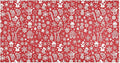 Merry Christmas Icons Snowflakes Red Decorative mat Non Slip Anti Mold Washable Bathroom Rugs Non Slip for Lavatory Accessories 39x20in alfombra para ba?o by Unknown