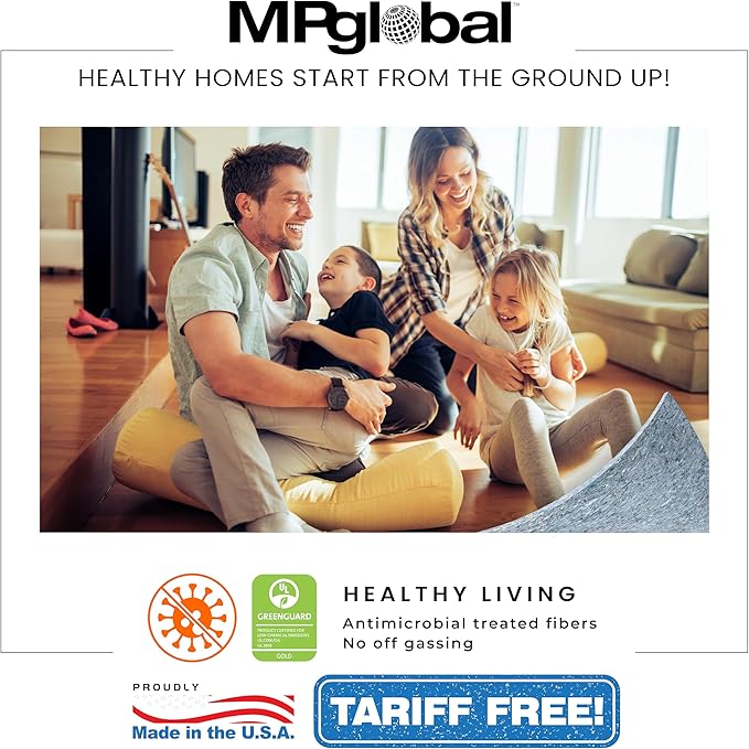 Laminate, Wood, and Tile Flooring Underlayment (Floating, Glue Down, or Nail Down)- Sound Reduction, Compression Resistant, Insulating 3'x33.3' Roll (Covers 100 sq. ft) INSUL100 - Image 2