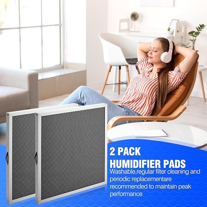 Dehumidifier Filter MERV 8 Washable 5881 Replancement for AprilAire Whole Home Dehumidifier Models E080, E100 8192A 12”x13.5”x1” Pack 2 - Image 6