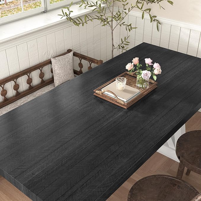 WESTICK Wood Peel and Stick Countertop Contact Paper Waterproof Wood Grain Vinyl Wrap for Kitchen Cabinets Drawers Self Adhesive Countertop Wallpaper for Tables Kitchen Office Desk DIY 12"x120" - Image 2