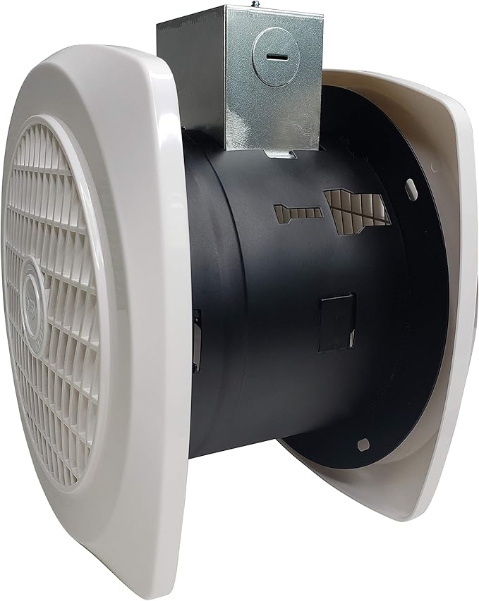 BV Ventilation Exhaust Fan for Home 90 CFM - Wall Fan 4.0 Sones Quiet & Efficient Room-to-Room Airflow, up to 85 sq ft | 6" Diameter | Customizable Vent Fan - Removes Heat, Odors, Smoke & Humidity - Image 7