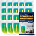 Dry & Dry 15 Pack Standing Moisture Absorbers - Dehumidifier for Basements, Closets, Bathrooms - Yellow, Always On by DryDry