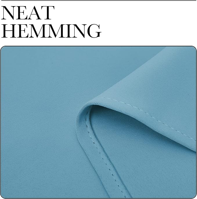 NICETOWN Teal Blue Blackout Curtain 78 inch Long, W55 x L78, 1 Panel, Thermal Insulated Window Treatment with Grommet Room Darkening Thermal Insulated Panel for Bedroom/Living Room - Image 6