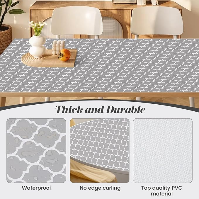 Drawer Shelf Liner for Kitchen Cabinets, Non Adhesive Slip Resistant Shelf Paper Easy to Clean, Strong Grip Thickened Waterproof Washable Mats for Pantry Shelves Cupboard Dresser, 12 in x 20 FT - Image 3