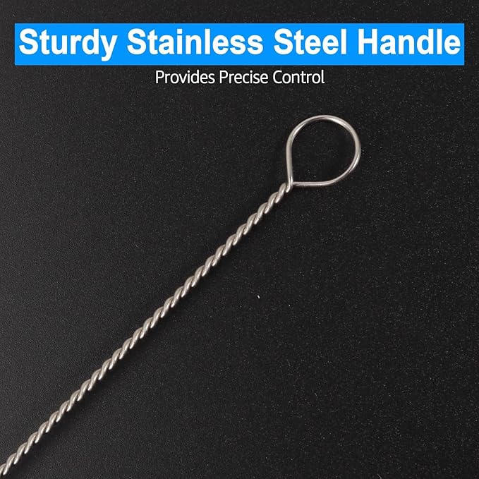 40 Inches Straw Cleaner Brush Extra Long - Long Pipe Cleaners, Long Tube Cleaning Brush for Long Straws, PVC Keg Lines, Ice Maker Tubing, Juicers, Coffee Machines, Sunroof Drain (4PCS,White) - Image 6