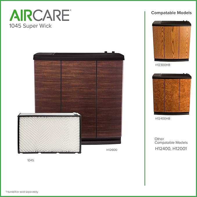 AIRCARE 1045 Replacement Console Wick, Black (2) - Image 2