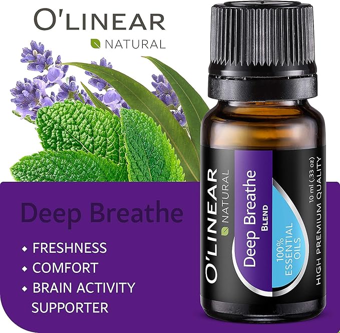 O'linear Essential Oils 6 Blends Set - Perfect for Humidifiers and Diffusers, Aromatherapy Diffuser Oils Scents, Essential Oil Kit for Home Use, Essential Oil Pack with Various Scents - Image 3