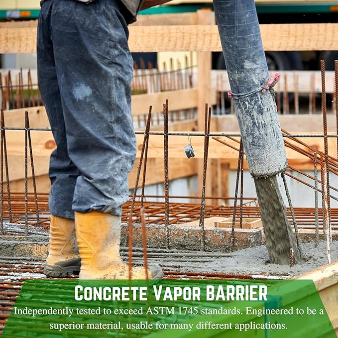Farm Plastic Supply - 20 Mil Radon Barrier - Thick Plastic Sheet for Floor Underlayment, Radon Gas Barrier, EVOH Plastic Sheeting, Crawl Space Vapor Barrier, Gas Barrier (12' x 10') - Image 4