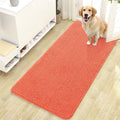 OLANLY Dog Door Mat for Muddy Paws 47x24, Absorbs Moisture and Dirt, Absorbent Non-Slip Washable Doormat, Quick Dry Chenille Mud Mat for Dogs, Entry Indoor Entryway Carpet for Inside Floor, Coral by OLANLY