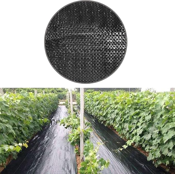 Weed Barrier Fabric Planting Cover - 6 x 150 FT Heavy Duty Landscape Fabric Ground Cover Block for Outdoor Planting - Image 2