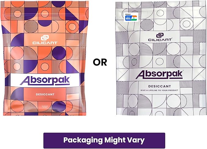 Absorpak Desiccant Packs for Storage - Silica Gel Packets Moisture Control - 200 pcs Medium(5g each) - Silica Packets for Shoes, Clothes, Electronics, Moisture Absorbers for Food Pantries & Households - Image 9