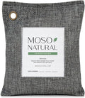 Moso Natural Air Purifying Bag 200g | HGTV Editor's Pick | Premium Bamboo Charcoal Odor Absorber for Home & Car | Closet Odor Eliminator & Car Air Freshener | Long Lasting Charcoal Bags Cover 90sqft by MosoNatural