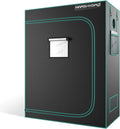 MARS HYDRO 4x2x5 Advanced Grow Tent, 48"x24"x60" High Reflective Mylar 1680D for Hydroponics Indoor Plant Growing, with Observation Window,Floor Tray and Smooth Zipper for TSL2000/SP3000 by MARSHYDRO