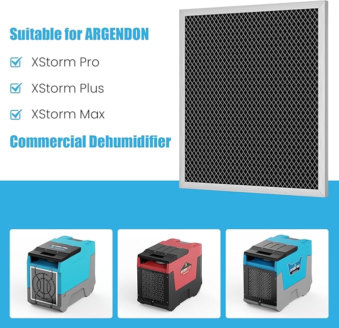 ARGENDON XStorm MERV-1 Filter Replacement Set for Max, Plus & Pro Commercial Dehumidifiers (3 Pack) - Image 2
