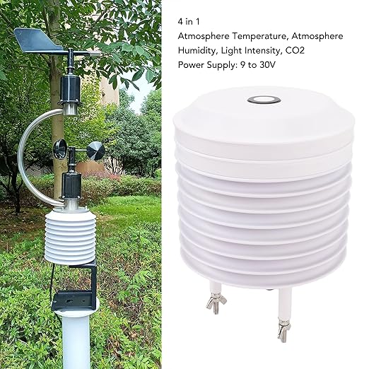 Pssopp Weather Sensor Louver Box, Wall Mounted Outdoor Sensor Protection Temperature and Humidity Transmitter for Environmental Monitoring (YGC-BYX-M-KV-A2) - Image 3
