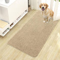 OLANLY Dog Door Mat for Muddy Paws 44x24, Absorbs Moisture and Dirt, Absorbent Non-Slip Washable Doormat, Quick Dry Chenille Mud Mat for Dogs, Entry Indoor Entryway Carpet for Inside Floor, Beige by OLANLY
