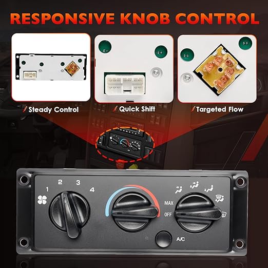 3518702C93 A/C Hearter Climate Control Module Panel Compatible with 2000-2021 International 9100 9200 9400 9900 5500I 5600I HX515 HX615 Replace 3518702C92 703460AT 5011931R91 - Image 4