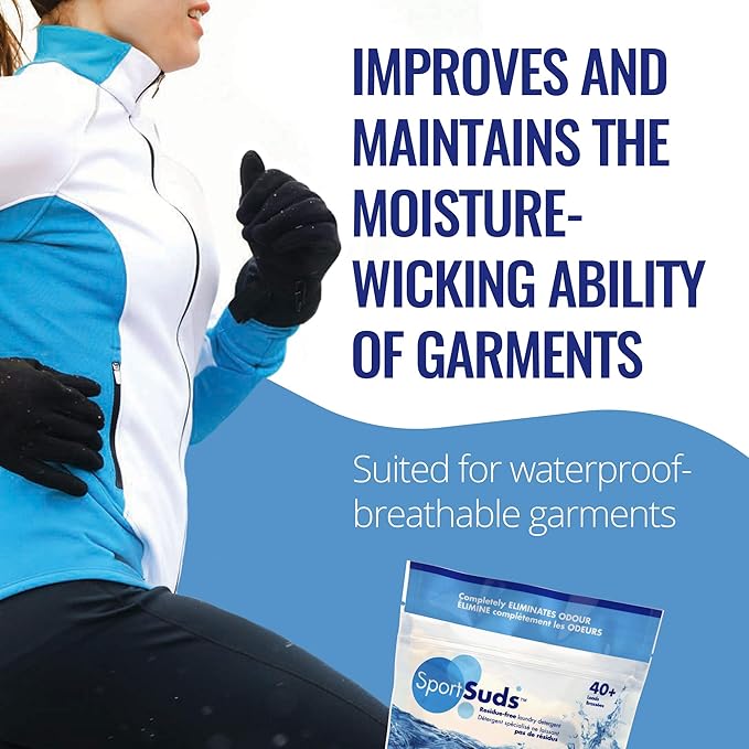 Sport Laundry Detergent, Odor Eliminator Technology, Laundry Soap for Workout Clothes and Everyday Use - Sport Suds 500grams - Image 4