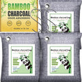 Activated Charcoal Odor Absorber for Strong Odor, Basement, Cars, Closets, Shoes, Smoke. 3 Pack Bamboo Charcoal Air Purifying Bags Deodorizer Odor Eliminator for Home by Mayunuo