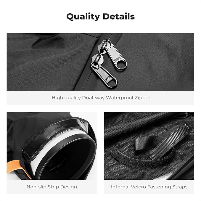 K&F CONCEPT Professional Camera Rain Cover, Waterproof Raincoat for DSLR Cameras and Lenses, Photography Camera Protector Accessories - Image 4