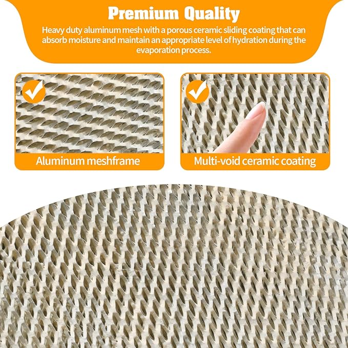 4Pack 35 Water Panel Humidifier Replacement Filter Made of Aluminum Mesh Compatible with AprilAire Whole-House Humidifier Models 300 350 360 560 560A 568 600 600A 600M 700 700A 700M 760 760A 768 - Image 5