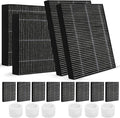 12-Pack Humidifier Premium Replacement Filters for LEVOIT Superior 6000S Smart Evaporative Humidifier + 6-Pack Top Fill Humidifier Filters Replacement, Gray by Gazeer
