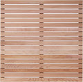 bingaai Cedar Wood Shower Mat 36" × 36" Square, Cedar Wooden Bath Mats, Wood Bath Mat for Inside or Outside Shower, Cedar Sauna Floor Mat Large,Non-Slip Shower Platform by WhenStyleMeetsPracticality