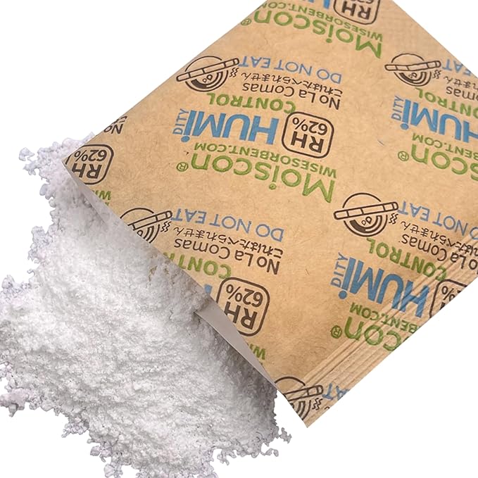 30 Pack 62% RH 8 Gram Two-Way Humidity Control Packs for Storing 1 oz, Size 8 Moisture Control Packets Individually Wrapped - Image 7