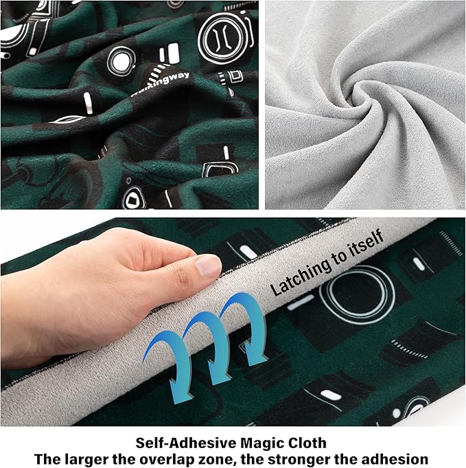 3pcs Pack Camera wrap, Protective Wrap, Magic Self-Adhesive Cloth, Anti-scratch Lens Camera Wrap, Folding, Washable, Lens pouches, Soft cloth with a sticky for camera - Image 4