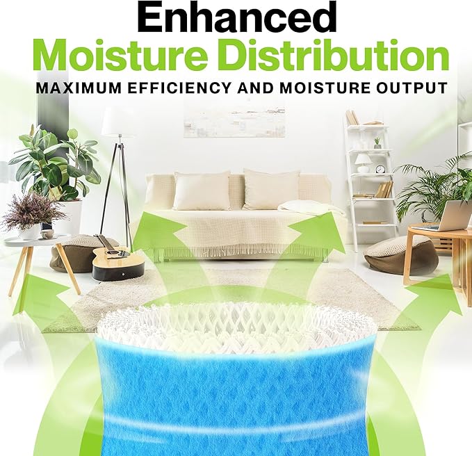 Durabasics 6 Pack of Premium Humidifier Filters Compatible with Honeywell Humidifier Filters HAC-504, HAC-504AW & Honeywell Filter A | Replacement for HCM 350 Cool Mist Humidifiers - Image 5