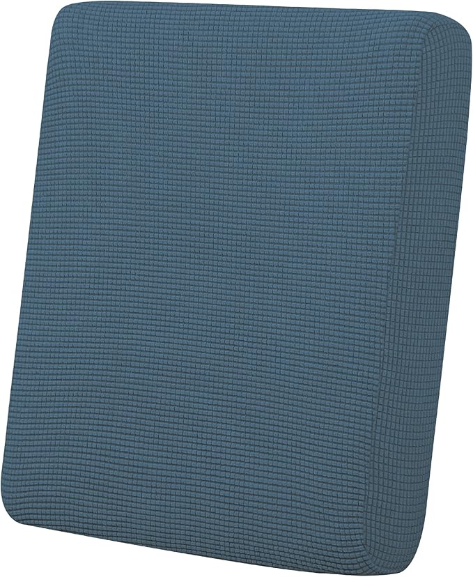 Easy-Going Stretch Chair Cushion Cover Sofa Cushion Furniture Protector Sofa Seat Sofa Slipcover Sofa Cover Soft Flexibility with Elastic Bottom(Chair Cushion, Bluestone) by Easy-Going