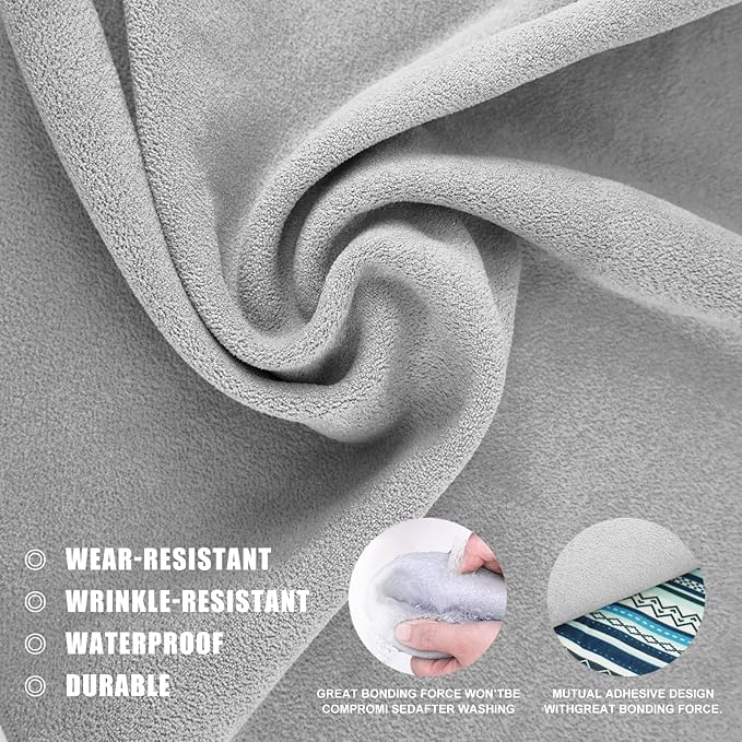 19.6 in Camera Wrap With Pouch, Lens Protective Wrap, Anti-scratch Anti-dust, Flexible Wrapper Travel Accessories for DSLR Mirrorless Lens (ETHNIC), Blue - Image 3