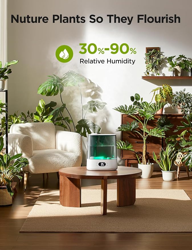 GoveeLife Smart Humidifiers for Bedroom, 6L Cool Mist Top Fill for Large Room, Humidity Sensor, Auto Mode, Schedule, 60H Quiet Runtime, WiFi Humidifier Essence Diffuser for Baby Plant, Work with Alexa - Image 9