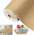 Beautysaid Shelf and Drawer Liner for Kitchen Cabinet, Non Adhesive Non Slip Shelf Paper Waterproof Washable Thickened for Dresser Pantry Shelve Bathroom Protector Liner(Beige,23.6 in x 10 FT) by Beautysaid