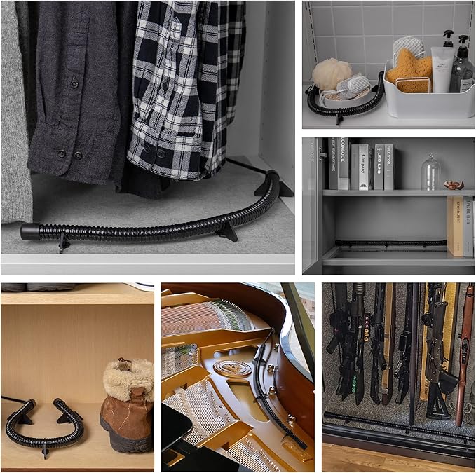 Bendable Gun Safe Dehumidifier Tube, Simple Operate to Humidity Control and Rust Prevent, UL Approved, 24 inches - Image 2