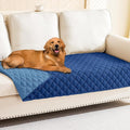Smiry Waterproof Dog Bed Cover Pet Blanket, Soft Washable Dog Blanket for Furniture Bed Couch Sofa Reversible, Checkered (30"x80", Navy/Blue) by Smiry