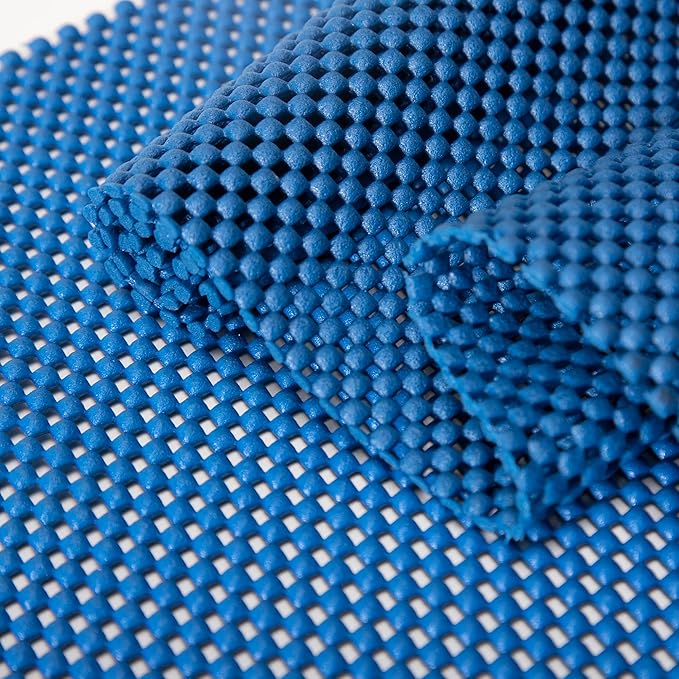 Shelf Liners for Cabinets-Drawer Liner Cabinet Liners for Shelves Kitchen,Non-Adhesive,Non-Slip,Navy Blue,12 x 48 inch by vortiara
