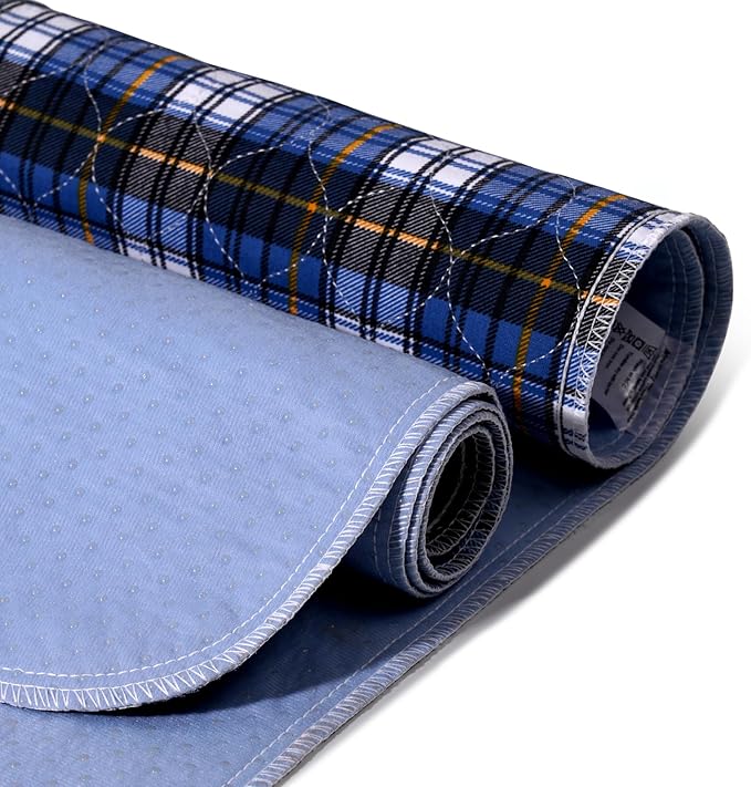 Washable Bed Pads, Non-Slip Bed Pads for Incontinence (28" x 36", 4 Pack) - Waterproof and Reusable Underpads for Adults, Kids, and Pets - Image 3