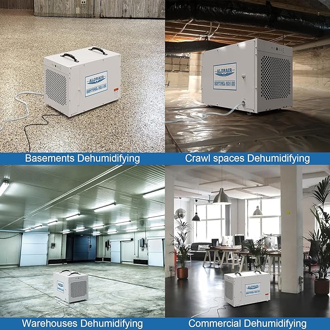 ALORAIR Sentinel HDi120 Commercial Dehumidifier with Pump, 235 Pints Whole Homes Dehumidifier for Crawl Spaces, Basements, up to 3,300 sq. ft. cETL - Image 6