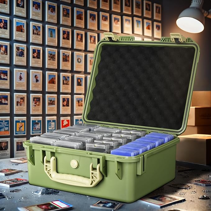 Graded Card Case Storage Box: Sports Trading Cards Holder for PSA BGS SGC Slabs, Baseball Football MTG Deck Booster Magic Binder Card Organizer with Dividers, Collector Carry Display Box (800+ Cards) - Image 6